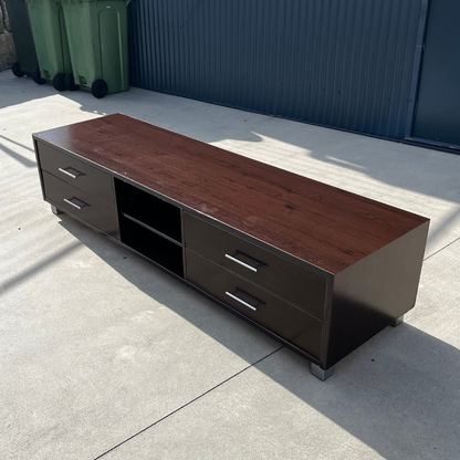 Brown TV Unit
