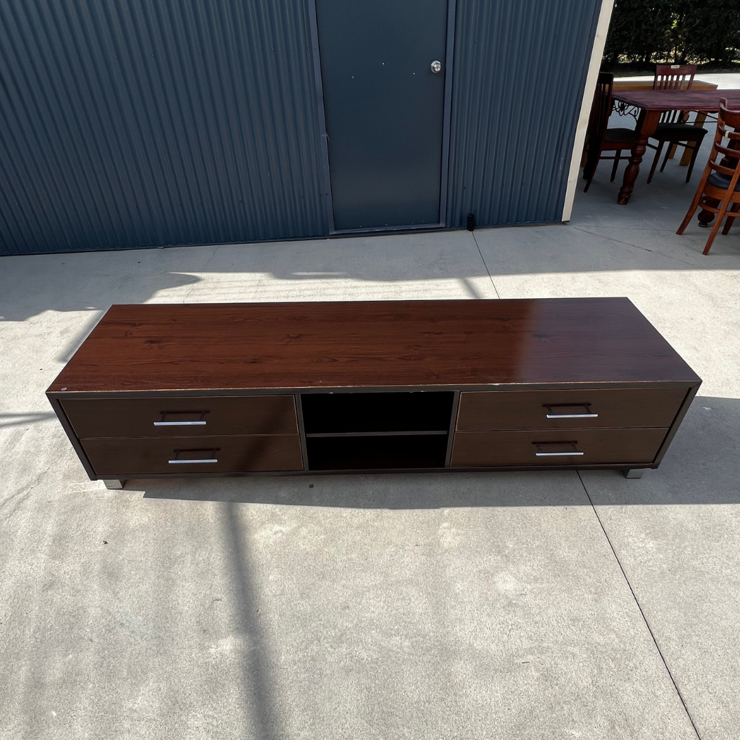 Brown TV Unit