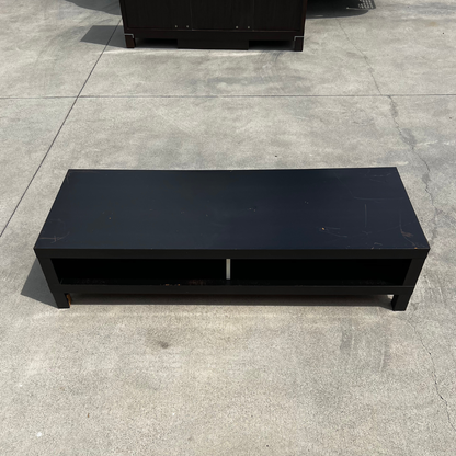 Black Timber TV Unit