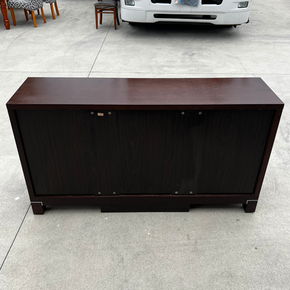 Modern Wood Glass Sideboard
