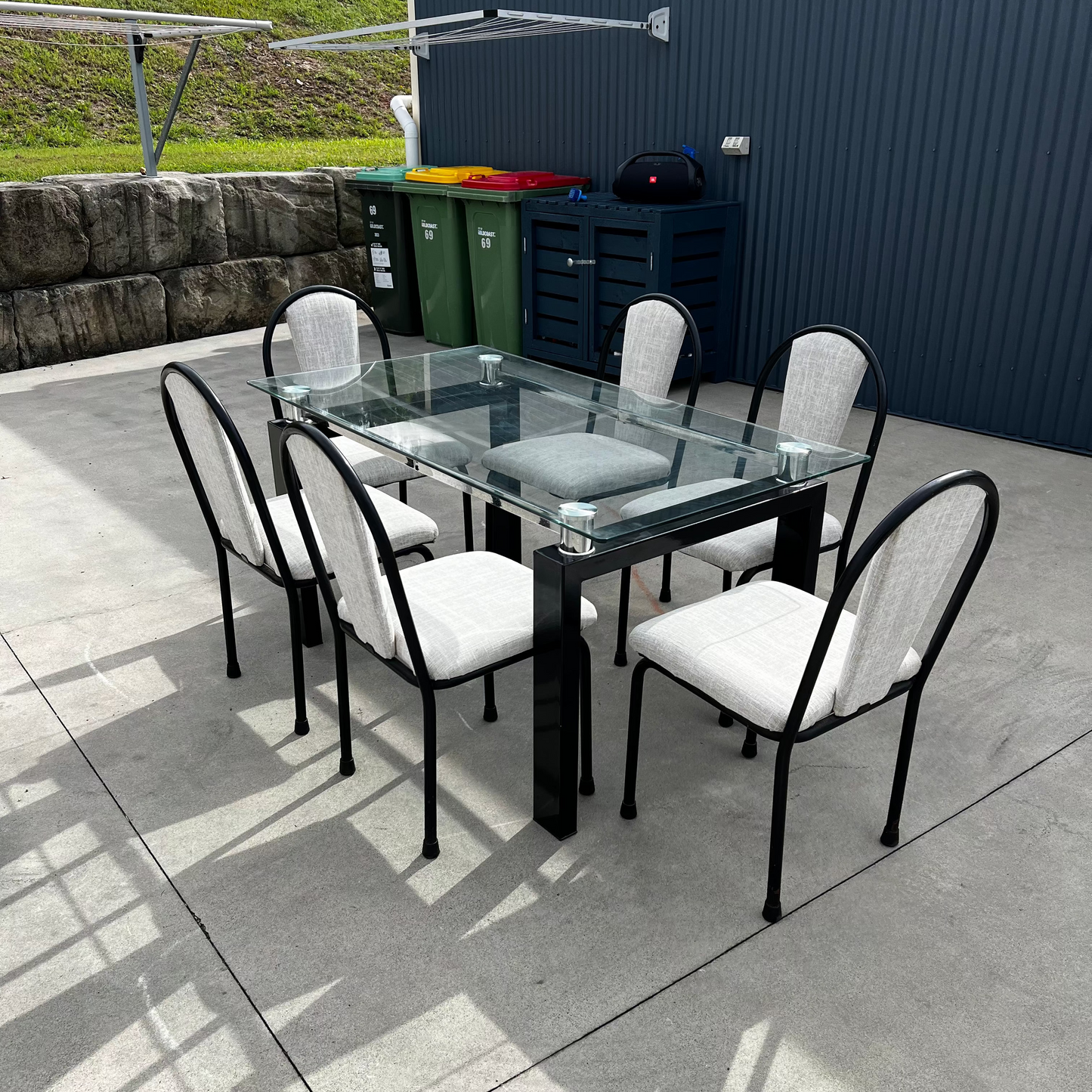 Monroe Glass Dining Set