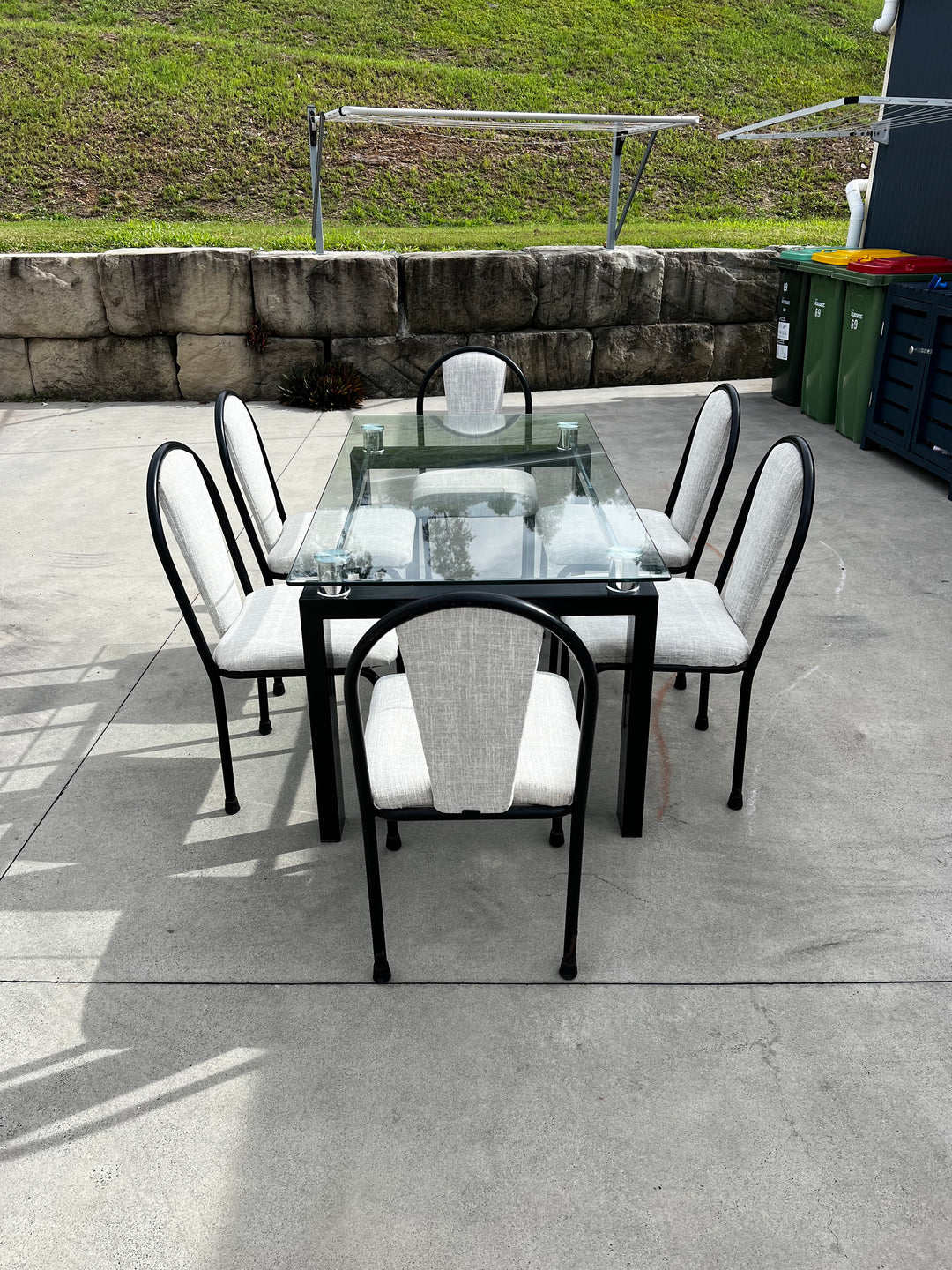 Monroe Glass Dining Set gallery image 3