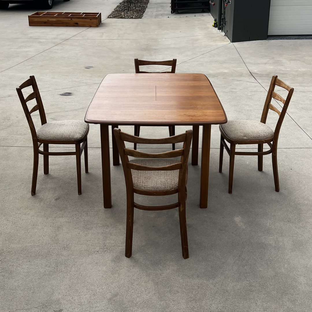 Small Brown Dining Table
