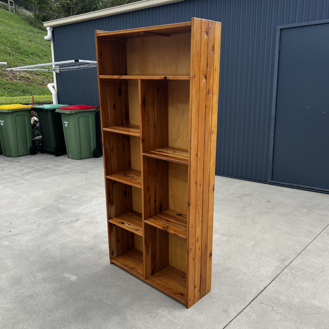 Tan Brown Book Cabinet gallery image 1