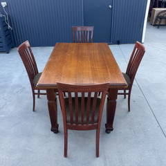 Solid Wood Dining Set thumbnail 2