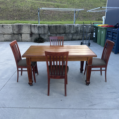 Solid Wood Dining Set thumbnail 3