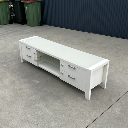 White TV Unit