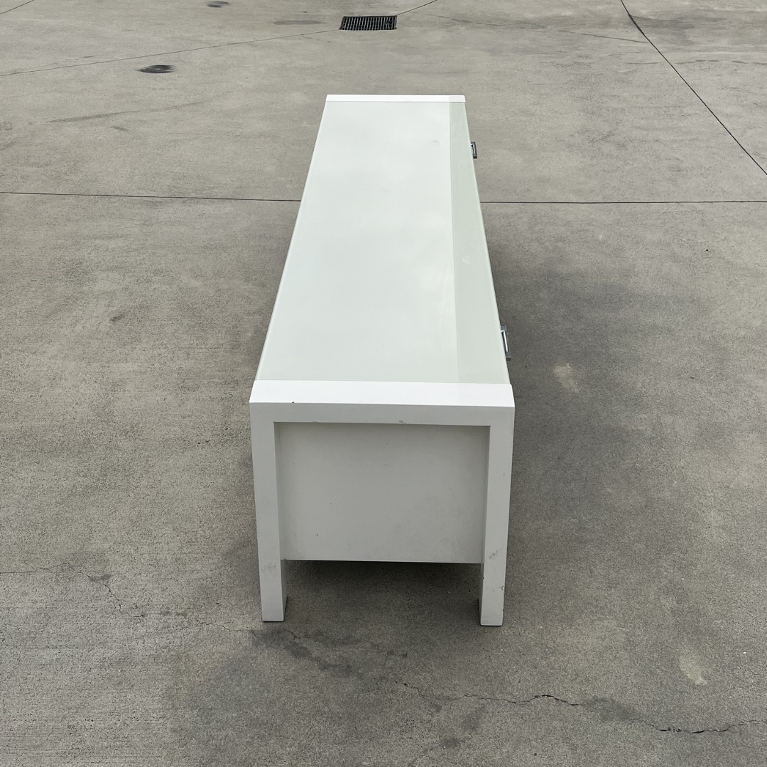White TV Unit